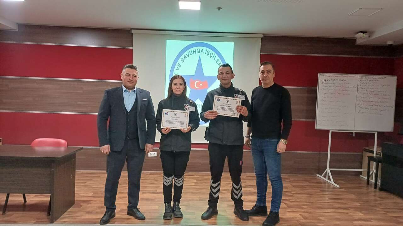 Muğla’nın Güvenlik Kahramanlarına Güvenlik-İş Sendikası’ndan Ödül 1